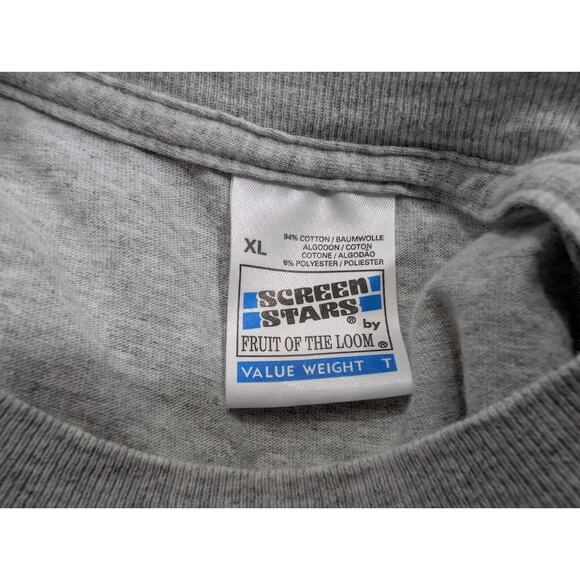 Vintage 90s Shirt Lands End Cornish Tartan Gray Single Stitch Men's Size XL - Picture 4 of 5